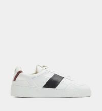 Baskets basses Sharp cuir Blanc Caval