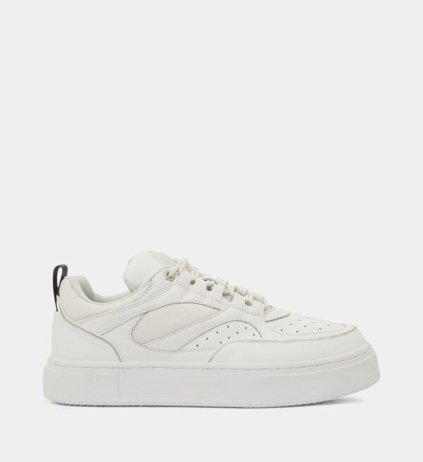 Baskets basses Sidney cuir mesh Blanc Eytys