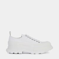 Baskets basses Tread.Fa.S.Rub. Can.Sa./T en coton Blanc Alexander McQueen