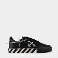 Baskets basses Vulcanized cuir Noir Off White