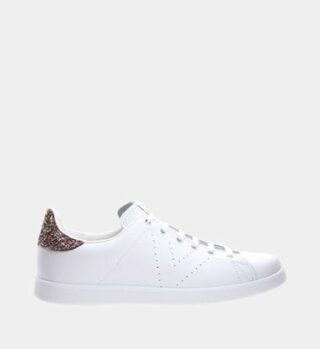 Baskets basses cuir Blanc Victoria