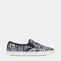 Baskets basses slip on Batik fantaisie Bleu Panafrica