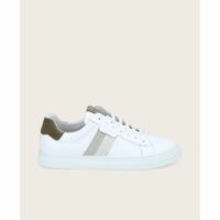 Baskets cuir SPARK GANG Blanc Schmoove