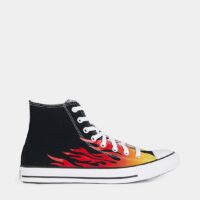 Baskets montantes Chuck Taylor flamme Noir Converse