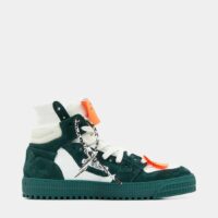 Baskets montantes Vintage Off Court cuir Vert Off White