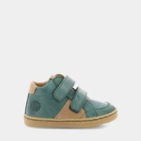 Baskets montantes Wikri en cuir Vert Aster