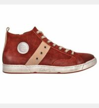 Baskets montantes en cuir JAGGER/CR H4F Orange Pataugas