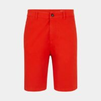 Bermuda chino droit popeline stretch Rouge North Sails