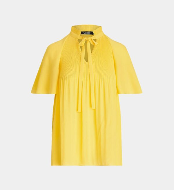 Blouse Adar manches courtes Jaune Lauren Ralph Lauren