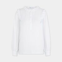 Blouse Gabriella coton gaze Blanc Seven August