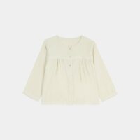 Blouse Romarin en coton bio Beige Poudre Organic