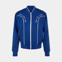 Blouson court Western broderies Bleu Amiri