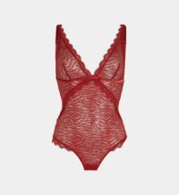 Body Ysé x La Redoute en dentelle Rouge Ysé