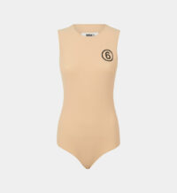 Body effet peau signature Beige MM6 Maison Margiela