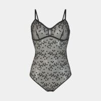 Body tulle plumetis Noir Simone Perele