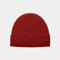 Bonnet cachemire femme classique Rouge Eric Bompard