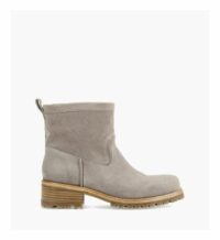 Boot biker à bout carré cuir cachemire JAC 45 Marron Free Lance