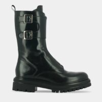 Boots Anelsone en cuir Noir Jonak