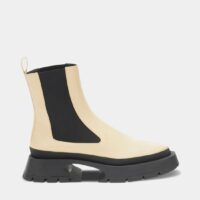 Boots Ankle en cuir Beige Jil Sander