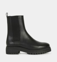 Boots Chelsea Alex cuir Noir Bobbies