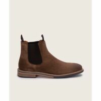 Boots PILOT CHELSEA SUEDE Marron Schmoove