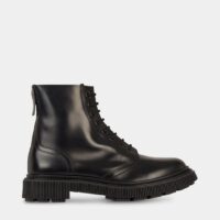 Boots Type 165 semelle striée cuir polido Noir Adieu