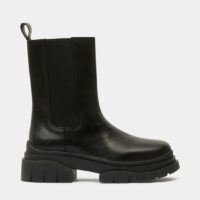 Boots chelsea chunky Storm cuir Noir Ash