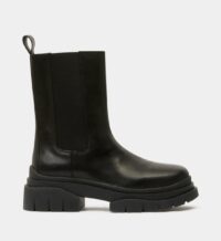 Boots chelsea chunky Storm cuir Noir Ash