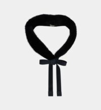 Bordure de col Asbuurg fourrure de vison Bleu 'S Max Mara