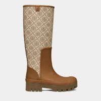 Bottes Hurricane T Monogram Marron Tory Burch