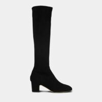 Bottes Kiran en cuir daim Noir L.K.Bennett