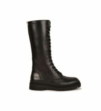 Bottes à lacets en cuir MARY F4G Noir Pataugas