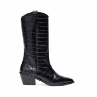 Bottes cuir JADE Noir M. Moustache