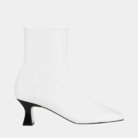 Bottines Alice Ankle Boots cuir Blanc Yuul Yie