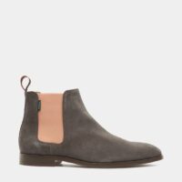 Bottines Chelsea Gerald daim Gris Paul Smith