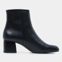 Bottines Gisèle cuir Noir M. Moustache