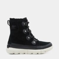 Bottines Sorel Explorer Joan waterproof cuir Noir Sorel