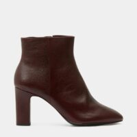 Bottines à talons Hanoela cuir grainé Violet Karl Marc John