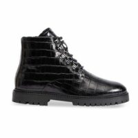 Bottines cuir BERNADETTE Noir M. Moustache