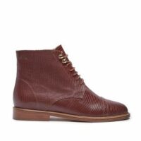 Bottines cuir LUCIENNE Marron M. Moustache