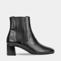 Bottines n°402 en cuir Noir Rivecour