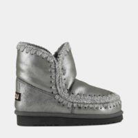 Bottines peau de mouton Gris Mou