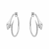 Boucles d'oreille Femme Mya Bay Serpiente Gris Mya Bay