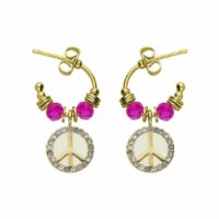 Boucles d'oreilles Hayley Blanc Hipanema