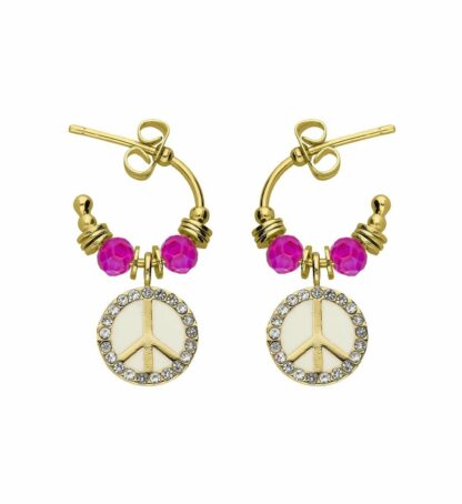 Boucles d'oreilles Hayley Blanc Hipanema