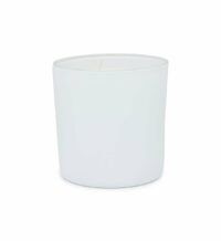 Bougie parfumée gardenia verre givré 1200 gr Blanc Waks
