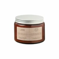 Bougie parfumée stimulante Love 400g Marron Fariboles