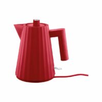 Bouilloire électrique Plissé rouge 1 l Rouge Alessi