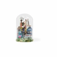 Boule à neige San Fransisco sous cloche en verre Ø6xH9 cm Multicolore The Map