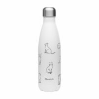 Bouteille isotherme Pretty Cats & Dogs blanc/noir 500 ml Blanc Qwetch